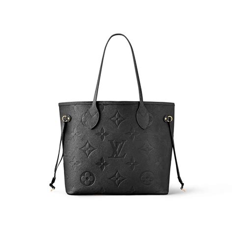 Neverfull MM Mid Size Leather Tote 